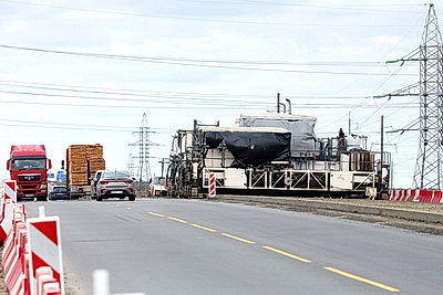 В Могилевской области проходит реконструкция трассы Р122 Могилев-Чаусы