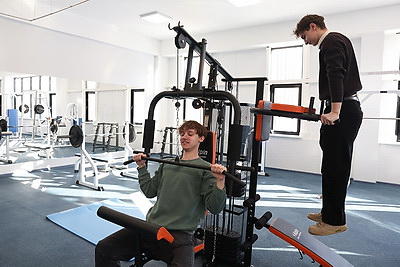 Баскетбол, волейбол, гандбол, мини-футбол, фитнес. Физкультурно-оздоровительный комплекс открылся в БГУ