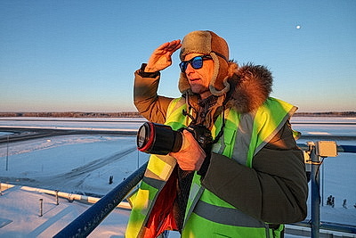 Национальный аэропорт Минск впервые провел зимнюю споттинг-сессию для фотографов