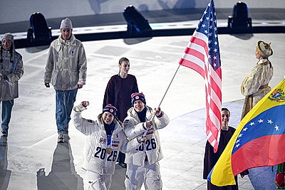Античный амфитеатр Вероны принял церемонию закрытия зимних Олимпийских игр