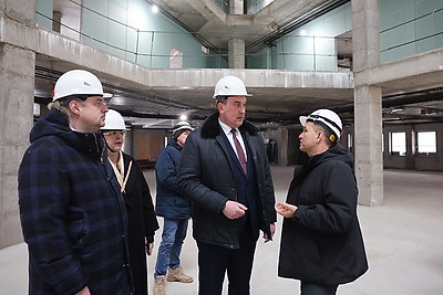 В Московском районе Минска возводится многофункциональный комплекс общественного назначения