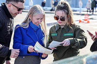 Лучшую автоледи выбрали в Витебске во время конкурса \"Девчонки рулят!\"
