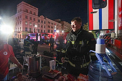 МЧС: пожар на ул.Ленина в Минске ликвидирован, никто не пострадал