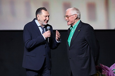 Премьера фильма \"Мой дед\" состоялась в Минске на юбилейном вечере Владимира Гостюхина