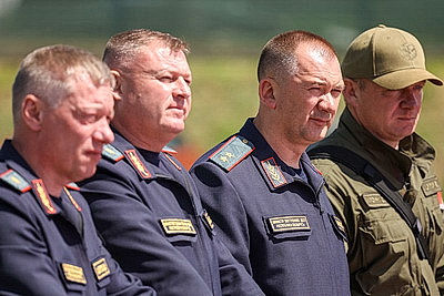 Испытания на право ношения черного берета проходят в Минском районе