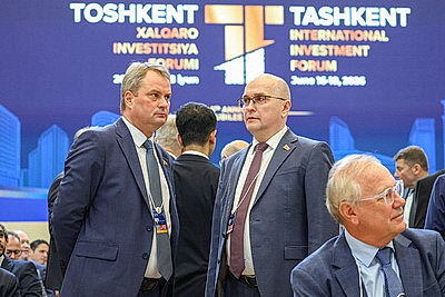 Турчин принимает участие в пленарном заседании инвестфорума в Ташкенте