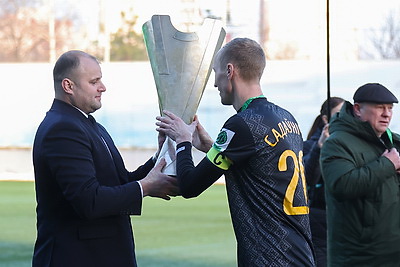 Гродненский \"Неман\" впервые стал обладателем футбольного Суперкубка Беларуси