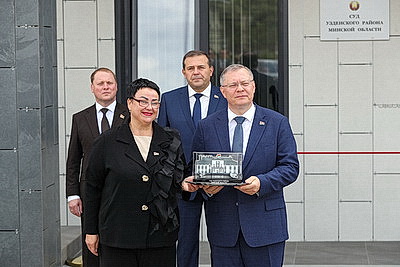 Открылось новое здание суда Узденского района