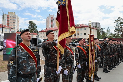 Новый спортивно-тактический комплекс открыли на базе столичного ОМОНа