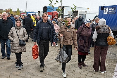 Овощи прямо с грядки. В Могилеве прошла большая сельхозярмарка