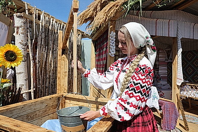 Лясковичи встречают гостей международного фестиваля этнокультурных традиций \"Зов Полесья\"