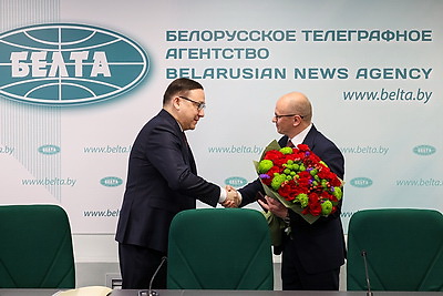 Коллективу БЕЛТА представили нового генерального директора