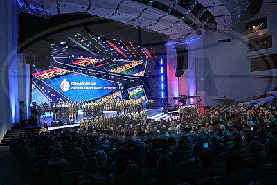 Во Дворце Республики прошло торжественное собрание, посвященное Дню милиции