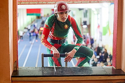 Открытый Кубок Беларуси по пожарно-спасательному спорту проходит в Гродно