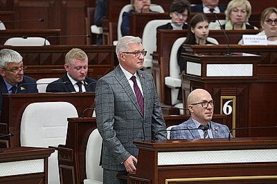 В Минске состоялось заседание третьей сессии Палаты представителей