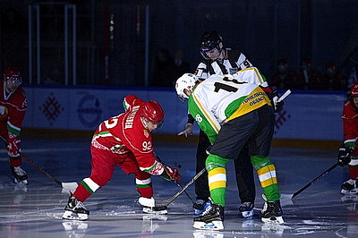 Хоккейная команда Президента победила сборную Гомельской области в матче РХЛ