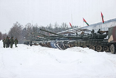 Смотр танкового батальона 120-й отдельной мехбригады прошел в рамках внезапной проверки ВС