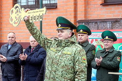 На самом южном рубеже. Новый комплекс пограничной заставы \"Гдень\" открыли в Брагинском районе