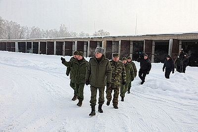 Проверка ВС по поручению Президента продолжается в одной из частей 72-го учебного центра