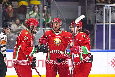 Хоккейная команда Президента победила сборную Гомельской области в матче РХЛ