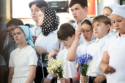 Патриарх Кирилл возглавил Божественную литургию в Свято-Воскресенском соборе Бреста