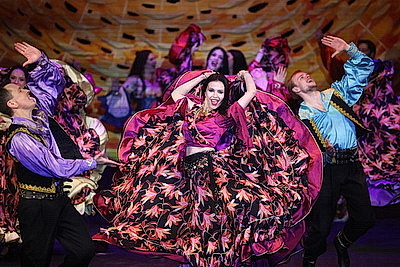 Премьеру музыкального спектакля \"Ночь Земфиры\" представил зрителям Гродненский драмтеатр