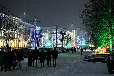 Новогодние гулянья проходят в столице и регионах
