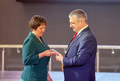 В Гомеле накануне Дня женщин чествовали жительниц региона