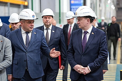 Турчин оценил ход работ по модернизации производства на БЕЛАЗе