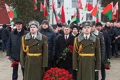 Девизом было и остается \"Своих не бросать\". В Могилеве прошел митинг ко Дню памяти воинов-интернационалистов