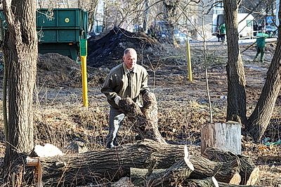 Первый общегородской субботник прошел в Могилеве