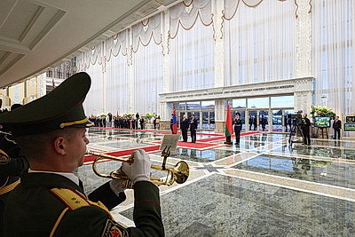 Президенты Беларуси и Монголии встретились во Дворце Независимости