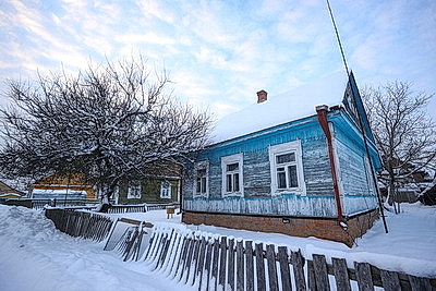 Зима в белорусской глубинке