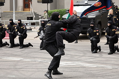 Мультиспортивный фиджитал-турнир между военно-патриотическими клубами открыли в Минске