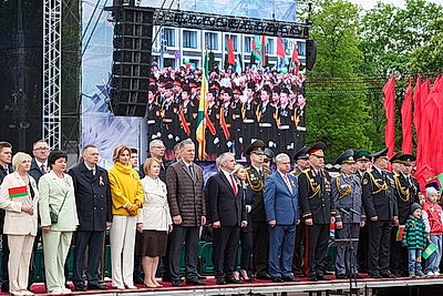 Парад военной техники, памятные акции: 9 Мая в Гомеле