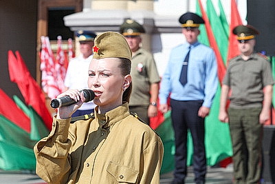 Передвижная экспозиция \"Поезд Победы\" прибыла в Витебск