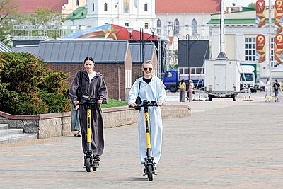 ГАИ Минска тестирует комплекс \"СКАТ\" для контроля скорости средств персональной мобильности