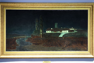 Снимал слои чужеродного лака. Витебский реставратор завершил работу над картиной Куинжи