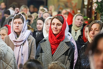 Православные верующие отмечают Пасху