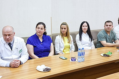 Сергеенко посетил РНПЦ детской онкологии, гематологии и иммунологии