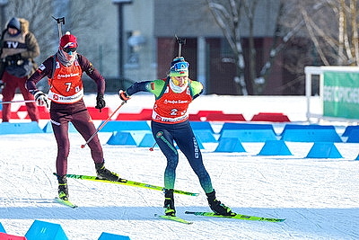 Команда Беларуси выиграла смешанную эстафету на домашнем этапе Кубка Содружества