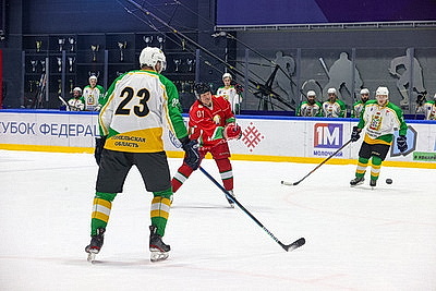 Хоккейная команда Президента победила сборную Гомельской области в матче РХЛ