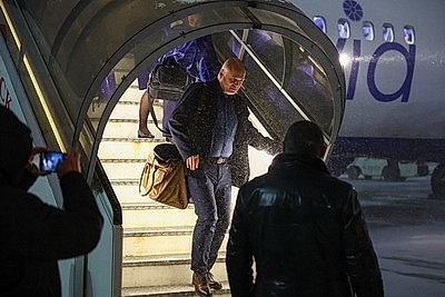 Первый после возобновления авиасообщения рейс \"Белавиа\" из Израиля встретили в Минске