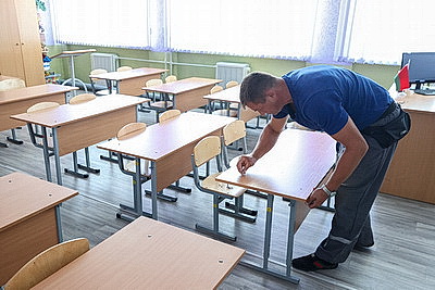Учебные учреждения готовятся к 1 сентября