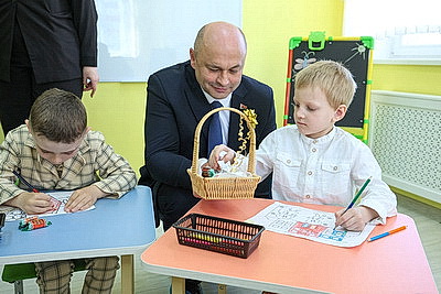 Новый детский сад с бассейном на 175 мест открыли в Орше