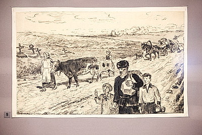 Творили в окопе и на привале. Выставка фронтового рисунка открылась в Минске