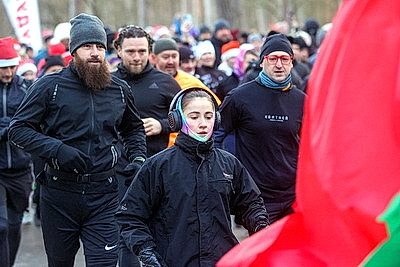 Новогодний \"Забег трезвости\" состоялся 1 января в Беларуси