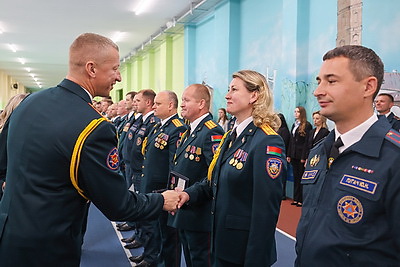 В распоряжение гродненских спасателей поступила 52-метровая автолестница