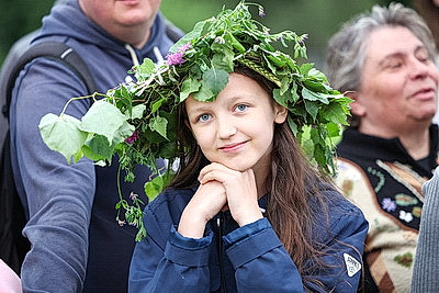 Народная музыка, танцы и плетение венков. Купалье встретили в Минске