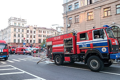 МЧС: пожар на ул.Ленина в Минске ликвидирован, никто не пострадал